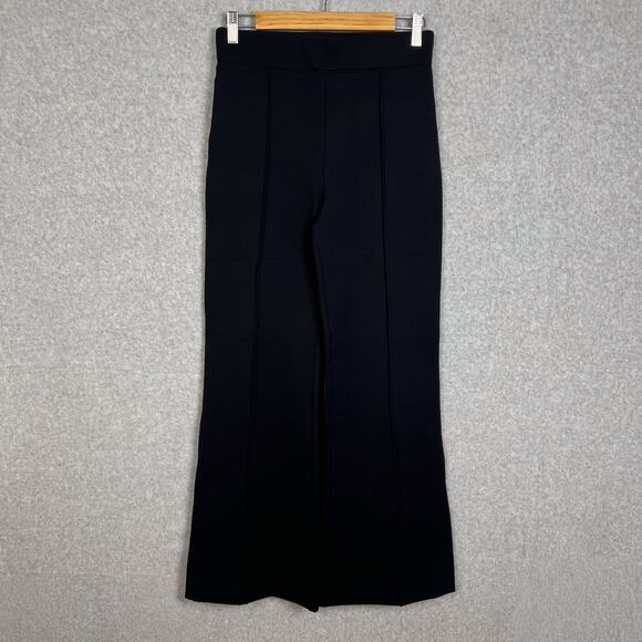 SPANX Supersmooth PerfectFit Black Ponte Flare High Rise Pull On Pant Sz Medium - Picture 2 of 9